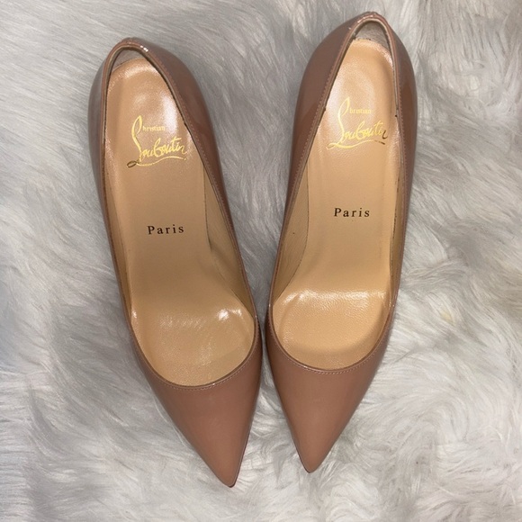 Christian Louboutin Nude/Beige  size 7B - Picture 4 of 6